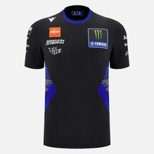 7691 Macron T-Shirt Équipe Monster Energy Yamaha Motogp 2025 Maglia Maglietta