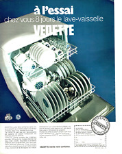 publicité Advertising  1022  1971   Vedette lave-vaisselle  à l'essai 8 jours