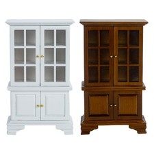 Bouleau Bois Armoire Bibliothèque Armoire 12e Maison De Poupée Chambre Salon