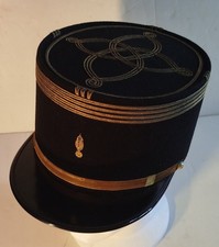 Képi militaire noir char - képi,