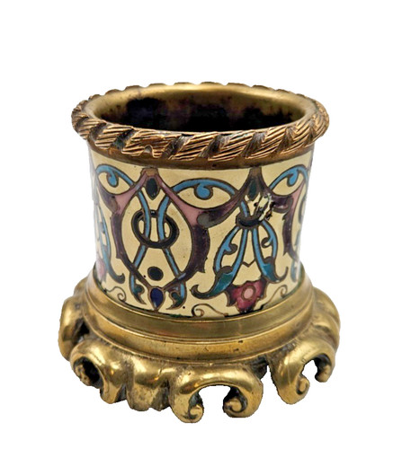 Objet vitrine pot bronze - de,
