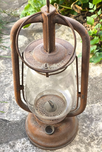 Lampe pétrole lanterne - à,