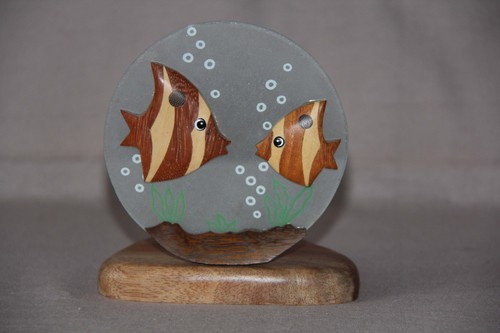 Poisson porte bougie