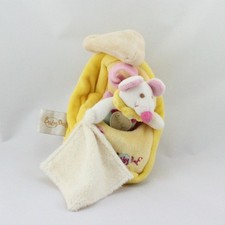 Doudou souris mouchoir dans