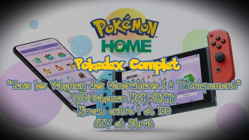 Pokémon home pokedex complet - pokedex,