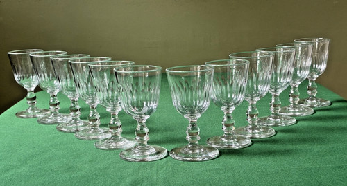 Lot verres liqueur en - 12,