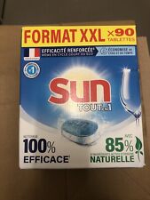 Lot de 2 boites de 90 Tablettes SUN Tout-En-1 85% naturelle Lave-Vaisselle