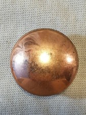 Empire allemand. Bouton cuivre. Dessous plat . Diam : 21 mm . Original.