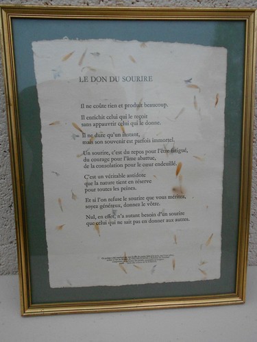 Cadre sous verre - sous, don