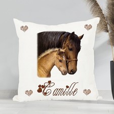 Coussin enfant Cheval chevaux