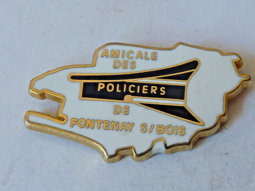 Pin pins badge police - pin's,