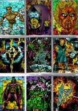 lot de 10 cartes prismes 1992 Comic Images The Silver Surfer