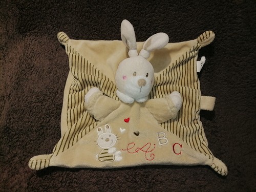 Doudou lapin plat - , motif
