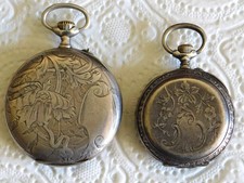 lot 2 montres gousset  argent