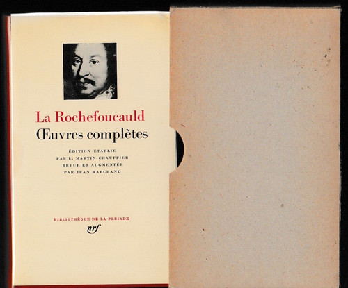 Pleiade la rochefoucauld - -,