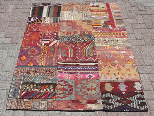 Tapis kilim patchwork - de, zone