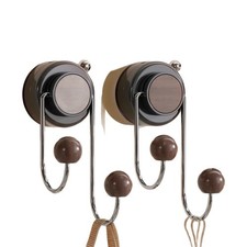 Crochet ventouse double boule