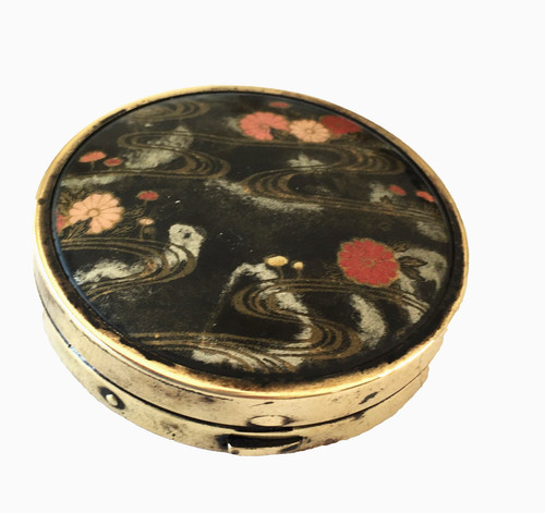 Poudrier japonisant chez - poudrier,