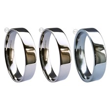 5mm 18ct or Blanc Plat Court