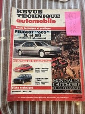 revue technique PEUGEOT 605 2.0 SL SRI Rta Peugeot 605 SL SRI 1998 Cc 115 130 Ch