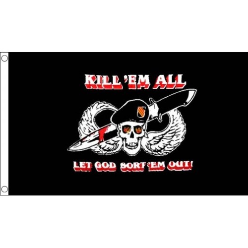 Drapeau pirate kill all - drapeau,