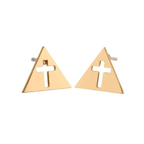 Boucles oreilles pyramide - d'oreilles,