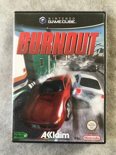Jeu nintendo game cube burnout - game,