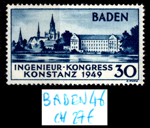 Baden allemagne timbre - allemagne, :