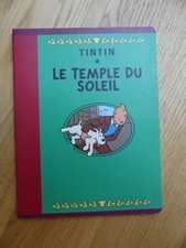 Cahier Tintin - Le temple du soleil - 17 x 22 cm -couverture avec Tintin & Milou