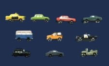 2017 FEVE 3D VOITURES CELEBRES CITROEN FORD ASTON MARTIN JEEP AUSTIN TAXI POLICE