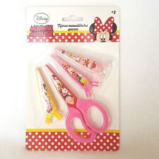 DISNEY lot de 4 paires de ciseaux enfant MINNIE scrapbooking découpage 