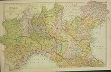 1912 Large Antique Carte ~