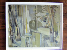 Belle huile sur toile de Jean