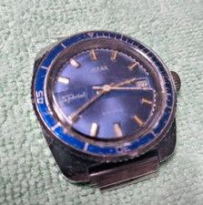 Montre de plongée Spécial JEFAX automatique vintage Fonctionne à réviser