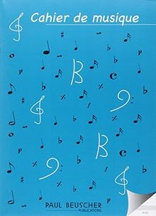 Cahier musique portées - cahier,