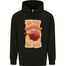 Stay Tripant Petit Hippie Magique Champignon Lsd Hommes 80% Coton Capuche