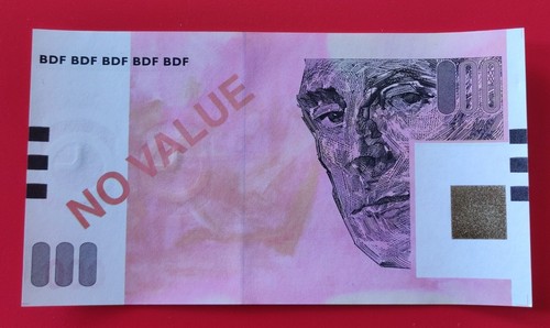 Billet echantillon value - billet, "no