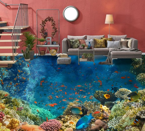 Poisson corail 1797 - 3d, sol