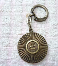 B6 / ANCIEN PORTE CLES METAL LE CADUCÉE RÉSERVÉ AU CORPS MÉDICAL