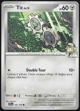 Carte Pokémon Tic de N  103/159    Aventures Ensemble Français
