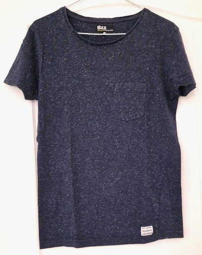 Shirt bleu chiné homme - bleu,