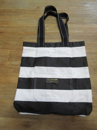 Sac toile noir blanc - en,