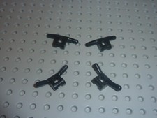 4 x LEGO Black Minifigure Utensil Handlebars 30031 Set 6977/4483/4482/7261/7752