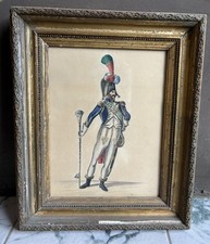 Gravure Représentant Un Tambour Major  Du Premier Empire