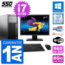 PC Tour HP Z240 Ecran 27"
