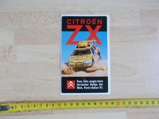 Autocollant CITROËN ZX - PARIS-DAKAR 91