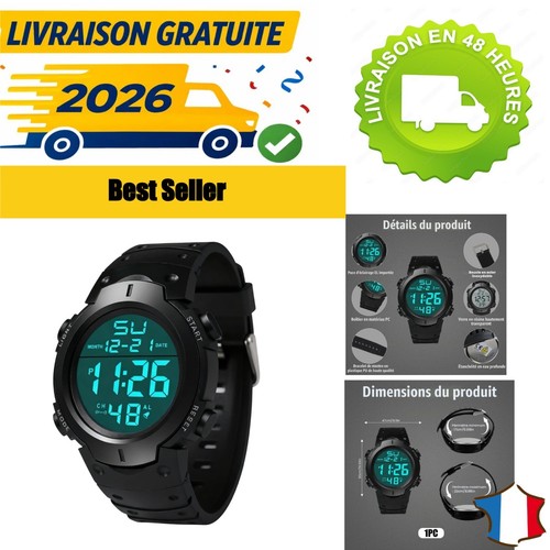 Montre amztour homme digitale - homme,