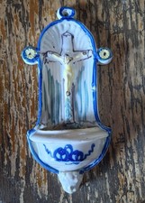 Benitier ancien faïence Martres Tolosane 19ème tbe Auvillar