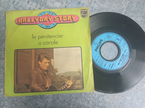 Johnny hallyday 45t story - hallyday,