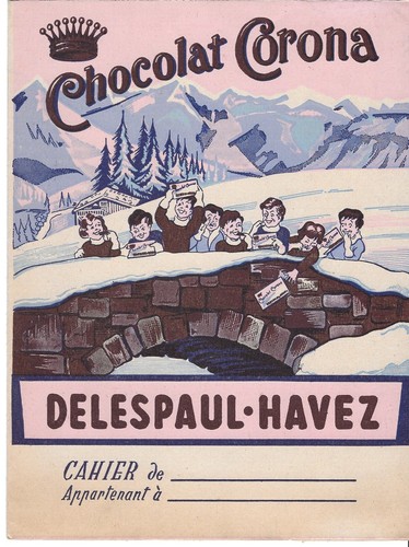 Protège cahier ancien - protÈge,